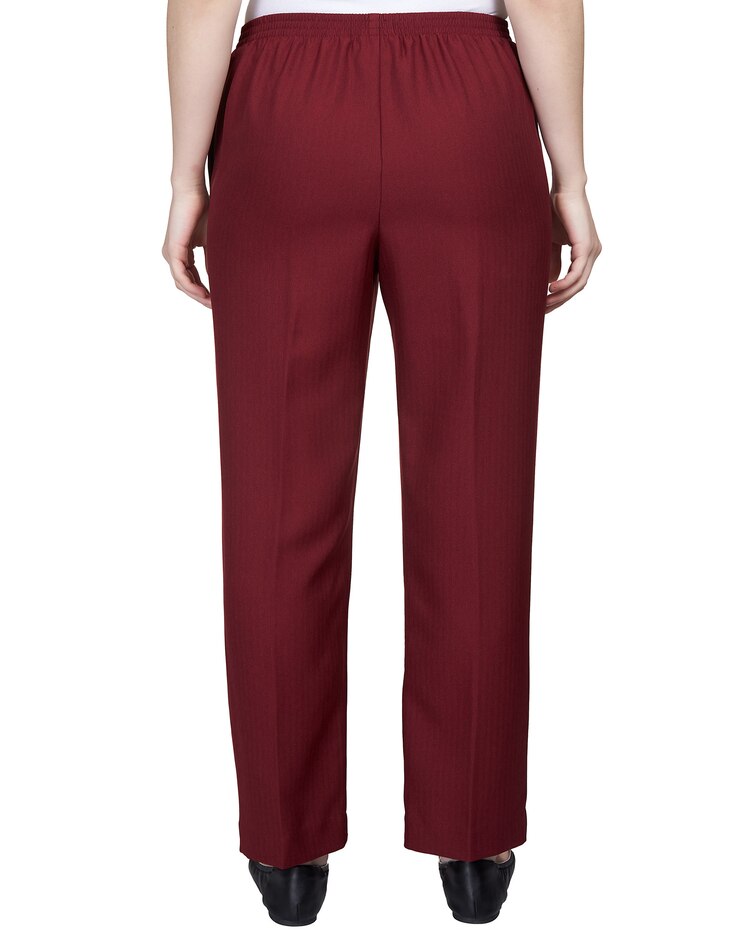 Alfred Dunner® Mulberry Street Herringbone Average Length Pant image number 4