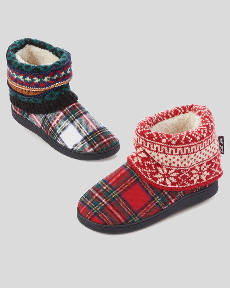 Muk Luks Rochelle Slipper Bootie image number 1
