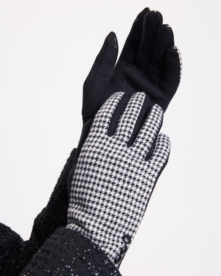 Houndstooth Gloves image number 1