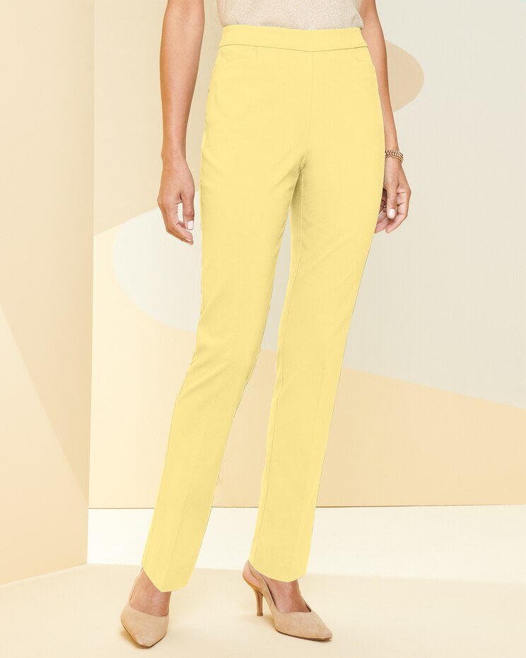 Slimtacular® Textured Tapered Pants image number 1