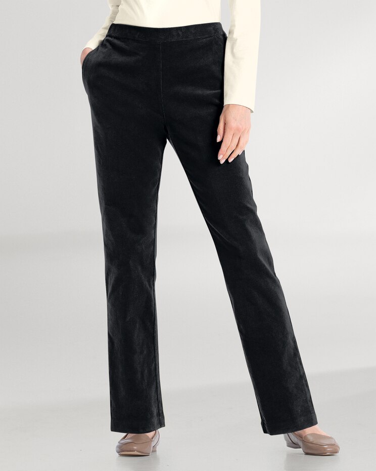 Stretch Pincord Pull-On Pants image number 1