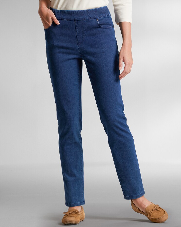 DreamFlex Denim Easy Pull-On Tapered image number 1