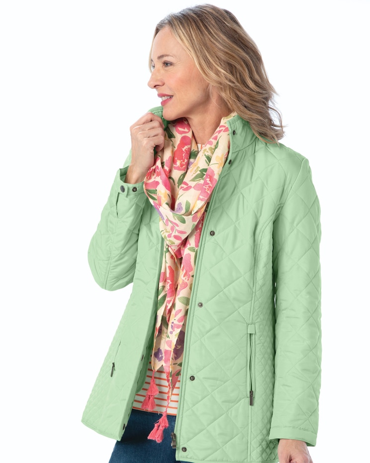 Floral Tassel Scarf image number 4