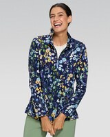 Everyday Knit Wildflower Quarter-Zip Top thumbnail number 1