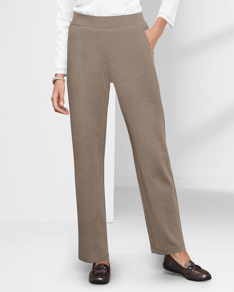 Everyday Knit Straight-Leg Pants image number 1