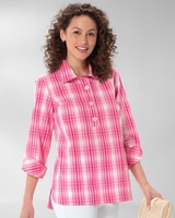 Plaid Popover Tunic thumbnail number 1