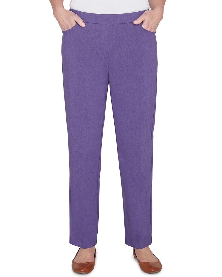 Alfred Dunner® Charm School Classic Charmed Short Length Pant image number 1