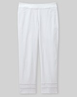 SlimSation Lace-Inset Cropped Pants thumbnail number 4