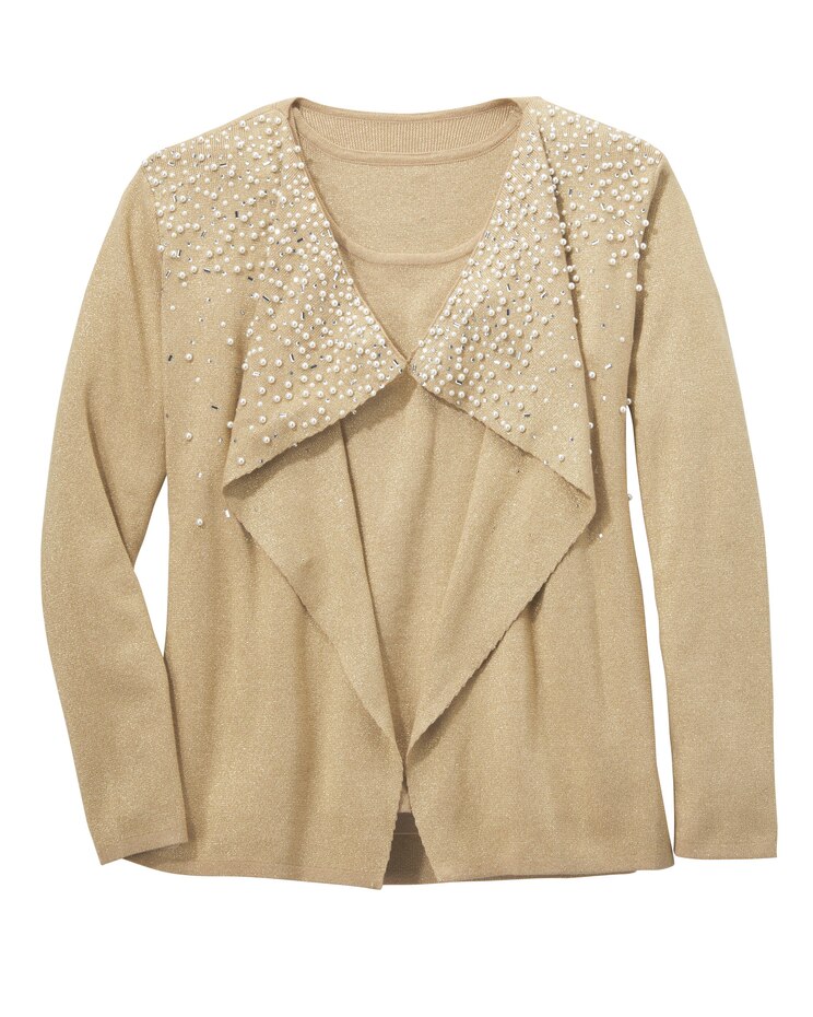 Metallic Pearl Sweater image number 2