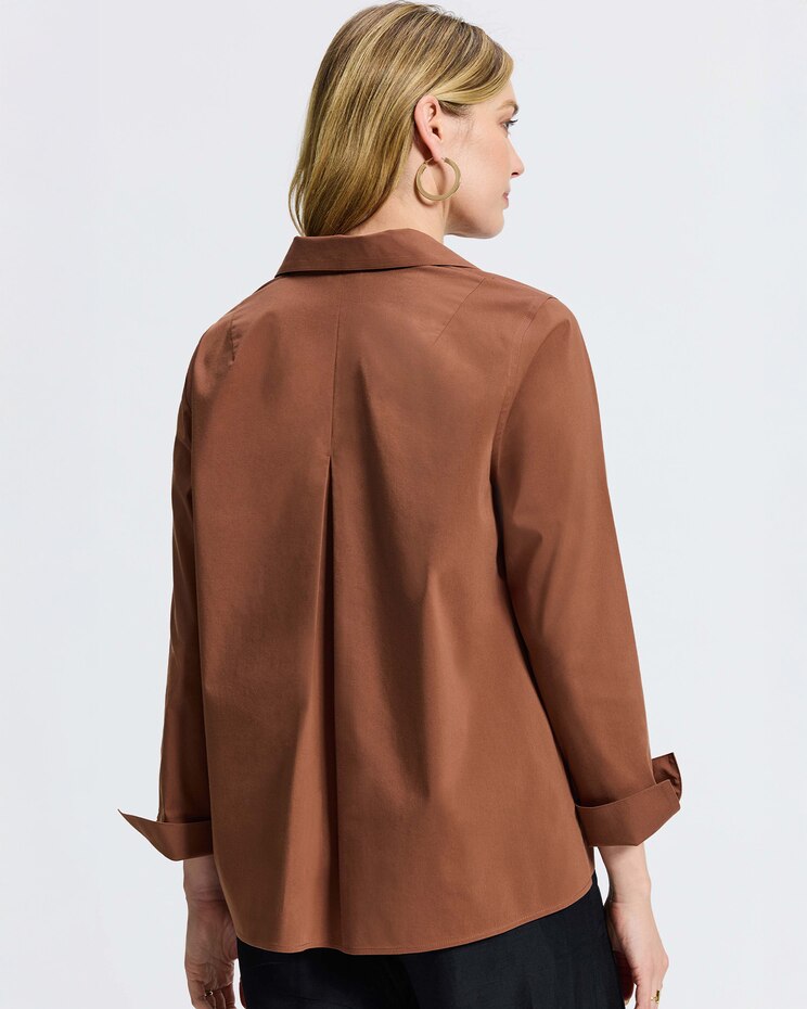 Foxcroft Agnes Essential Stretch Non-Iron Shirt image number 2