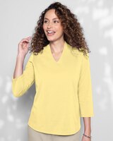 Prima™ Cotton Solid Narrow-V Tee thumbnail number 1