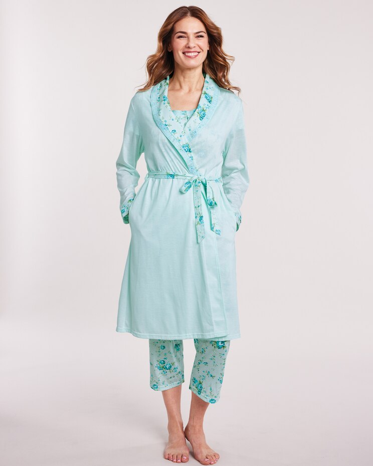 Floral Roses Robe image number 1