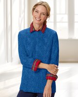 Cotton Wavy Cable Sweater thumbnail number 1