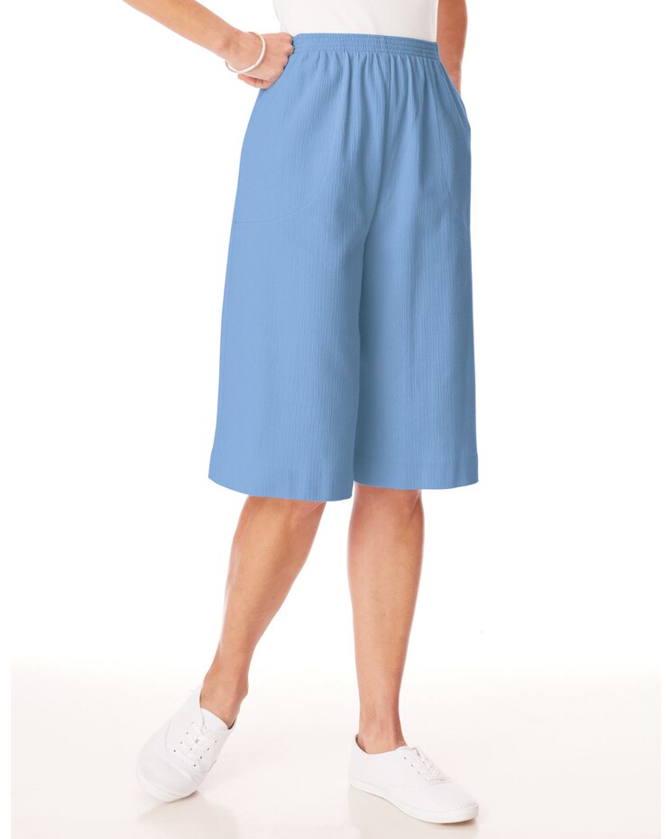 Crinkle Calcutta Cloth Split Skirt image number 1