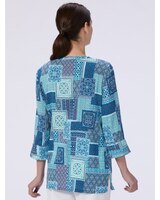 Patch-Print Crinkle Cotton Popover thumbnail number 2
