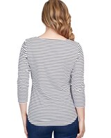 Ruby Rd® Fall Y'all Striped Three-Quarter Sleeve Tee thumbnail number 2