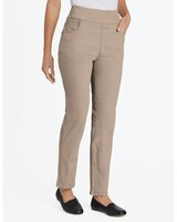 Flat-Waist Straight-Leg Jeans thumbnail number 2