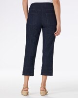SlimSation Lace-Inset Cropped Pants thumbnail number 2