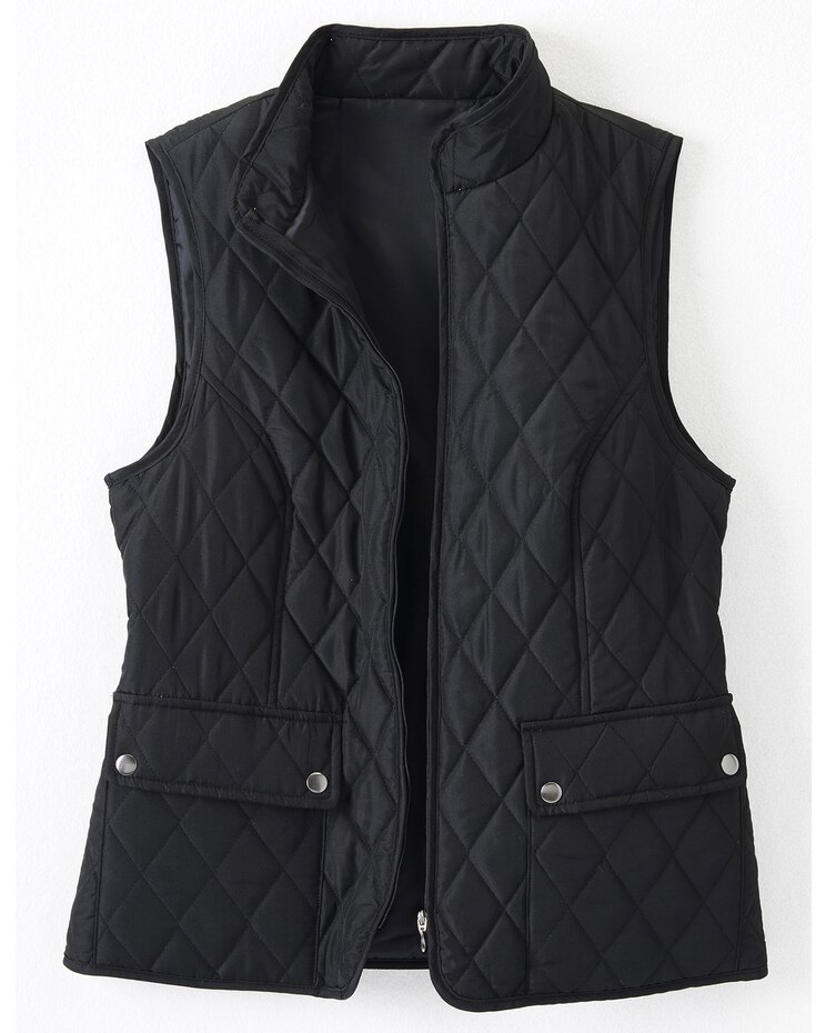 Berkshire Solid Quilted Vest image number 1