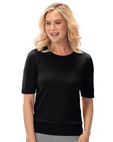 Spindrift™ Soft Short-Sleeve Sweater Shell thumbnail number 1