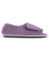 MUK LUKS® Women's Marylou Micro Chenille Quilt Velcro Slide Slippers thumbnail number 6