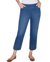 Alfred Dunner® Scottsdale Dazzling Hem Faux Fly Pant thumbnail number 1