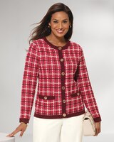Tweed Cardigan Sweater thumbnail number 1