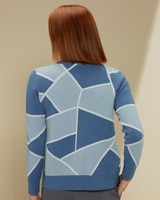 Graphic Colorblock Sweater thumbnail number 2