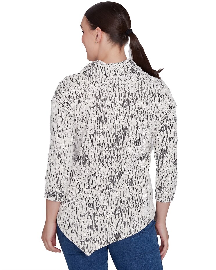 Ruby Rd® Must Haves Knit Faux Bois Top image number 2
