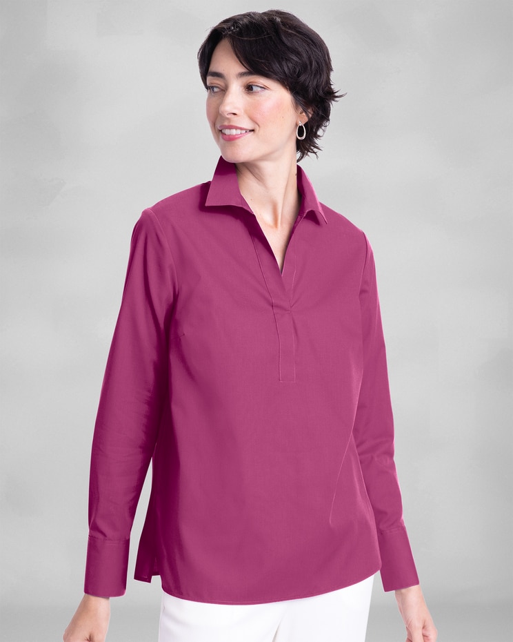 Foxcroft Y-Neck Tunic image number 1