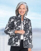 Natural Wonders Reversible Quilted Wing-Collar Jacket thumbnail number 1