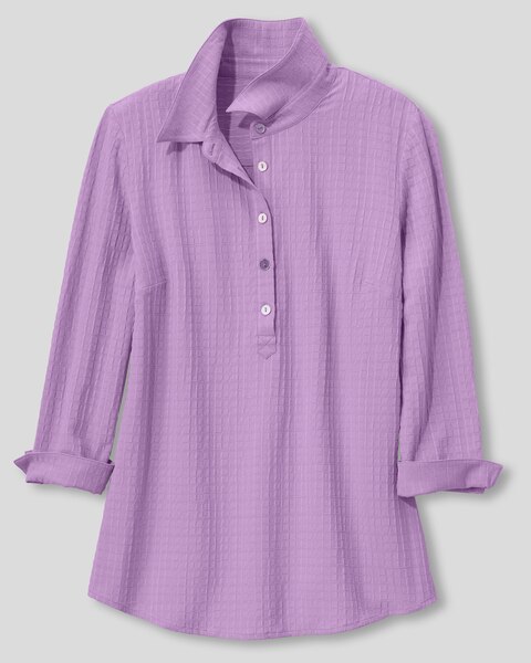 Textured Popover Tunic