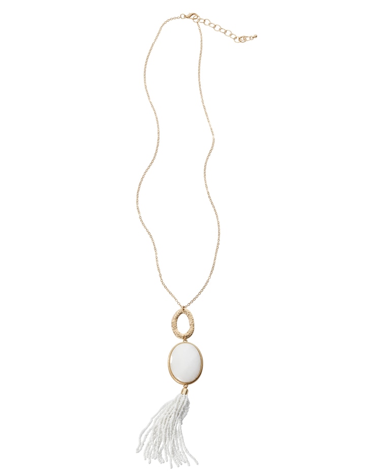 Luminous Tassel Necklace image number 1