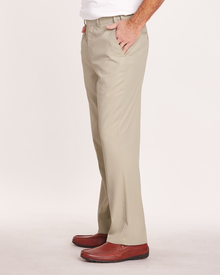 John Blair Adjust-A-Band® Relaxed-Fit Microfiber Pants image number 2