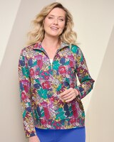Rainbow Mosaic 1/2 Zip Pullover thumbnail number 1