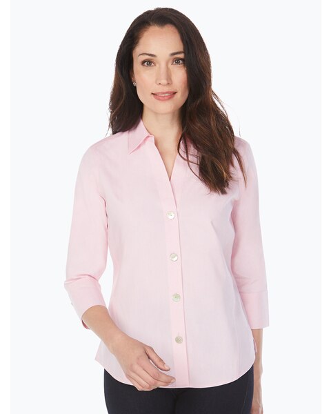 Foxcroft Paityn Essential Pinpoint Non-Iron Shirt