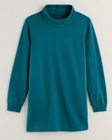 Better-Than-Basic Mock Neck Tunic Sweatshirt thumbnail number 6
