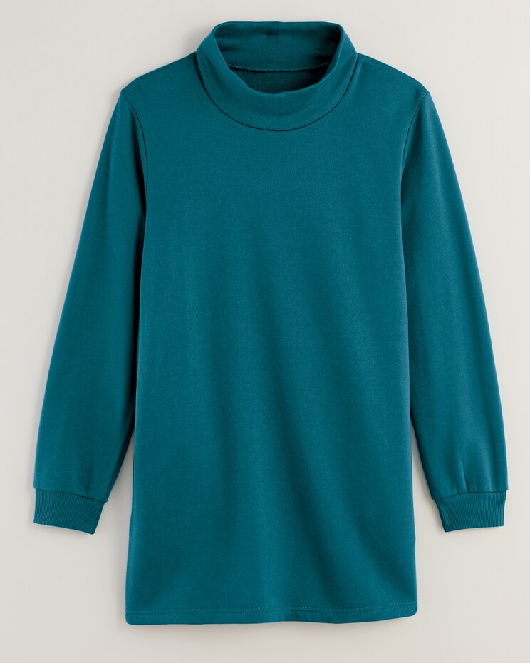 Better-Than-Basic Mock Neck Tunic Sweatshirt image number 6