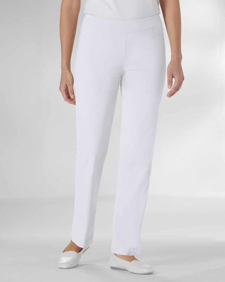 SlimSation® Straight-Leg Pants image number 1