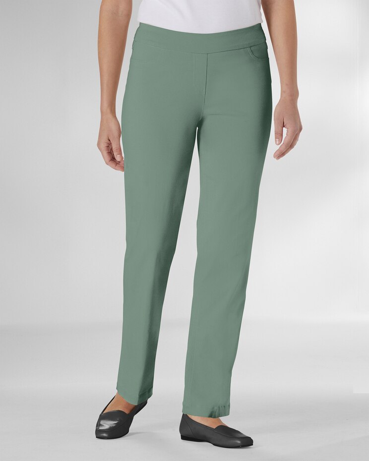 SlimSation® Straight-Leg Pants image number 1