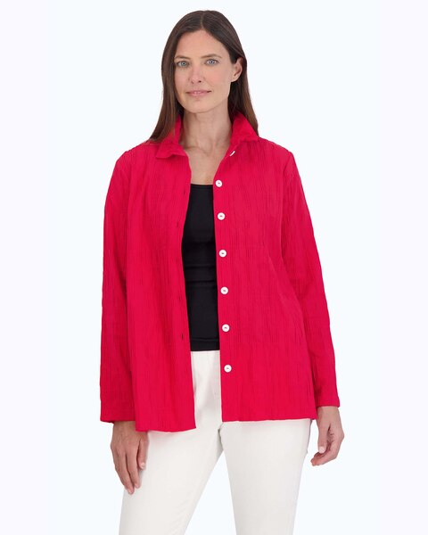 Carolina Easy Care  Crinkle Shirt Jacket