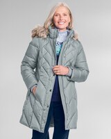 London Fog Long Down Coat thumbnail number 1