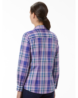 Foxcroft Perfect-Fit No-Iron Plaid Long-Sleeve Shirt thumbnail number 2