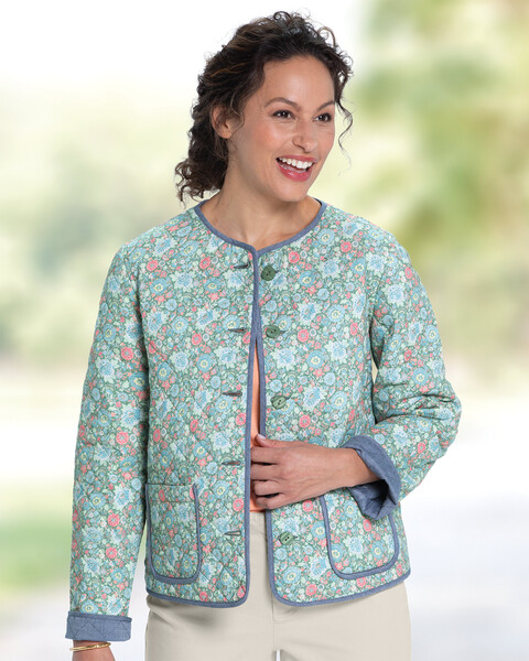 Mini Dahlia Reversible Quilted Jacket