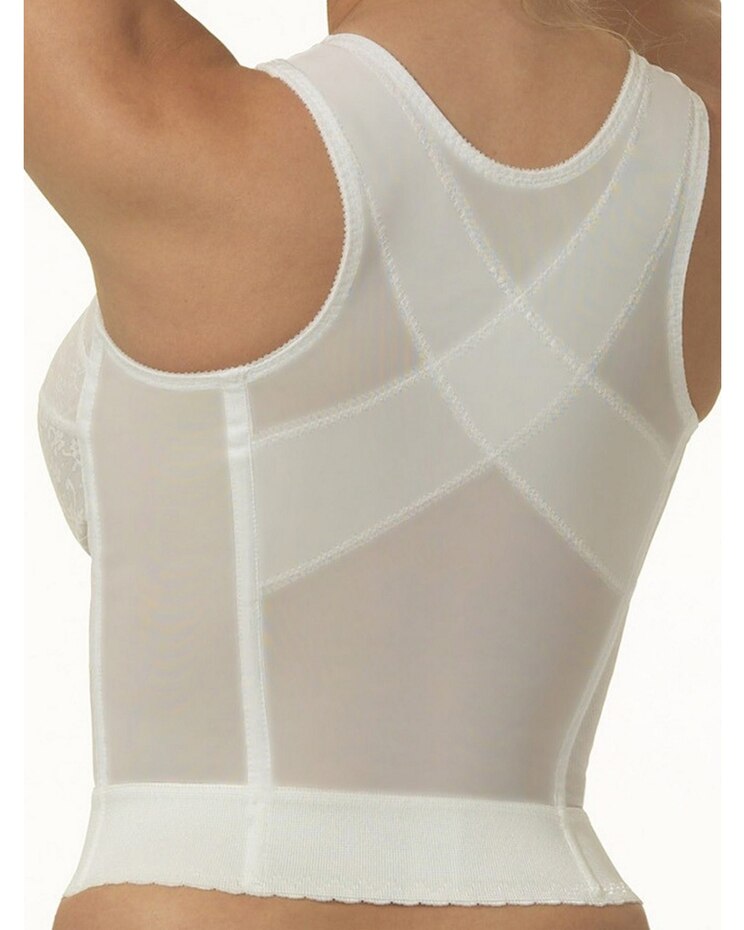 Wireless Front Closure Back Support Longline Bra image number 2