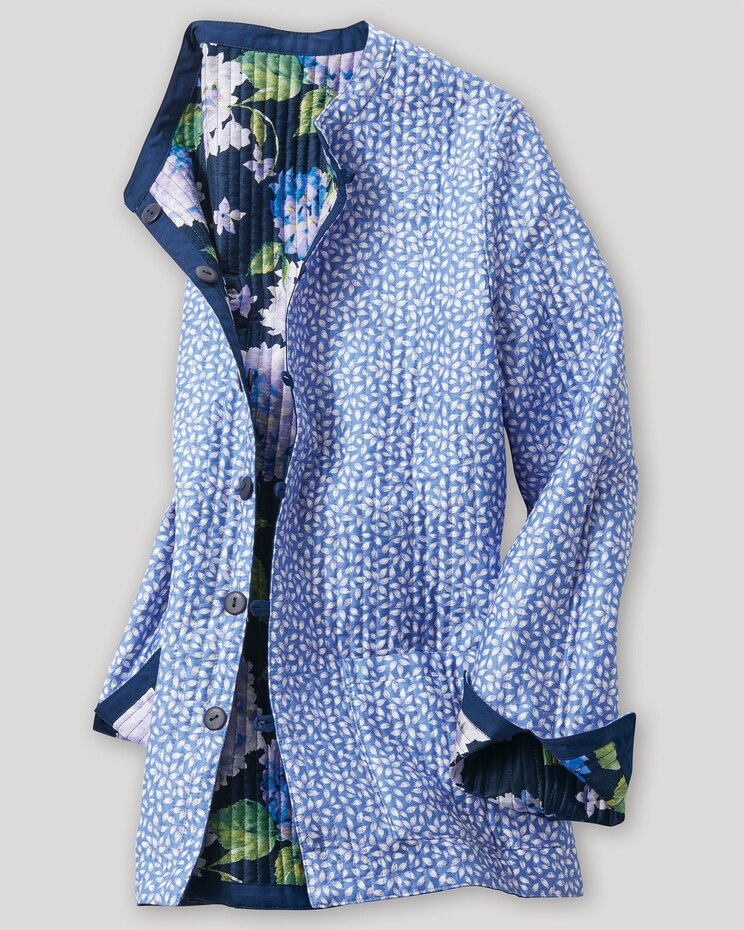 Limited-Edition Reversible Hydrangea Jacket image number 2