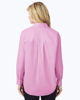 Lacey Long Sleeve Solid Stretch Shirt thumbnail number 2