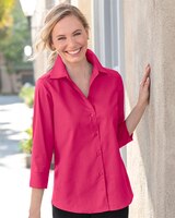Foxcroft Perfect-Fit Three-Quarter-Sleeve Shirt thumbnail number 1