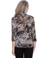 Alfred Dunner® Classics Animal Melange Two in One Top thumbnail number 5