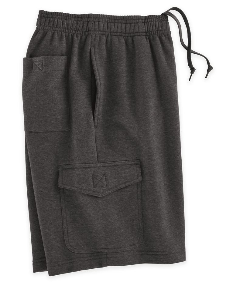 John Blair Supreme Fleece Cargo Sweatshorts image number 1